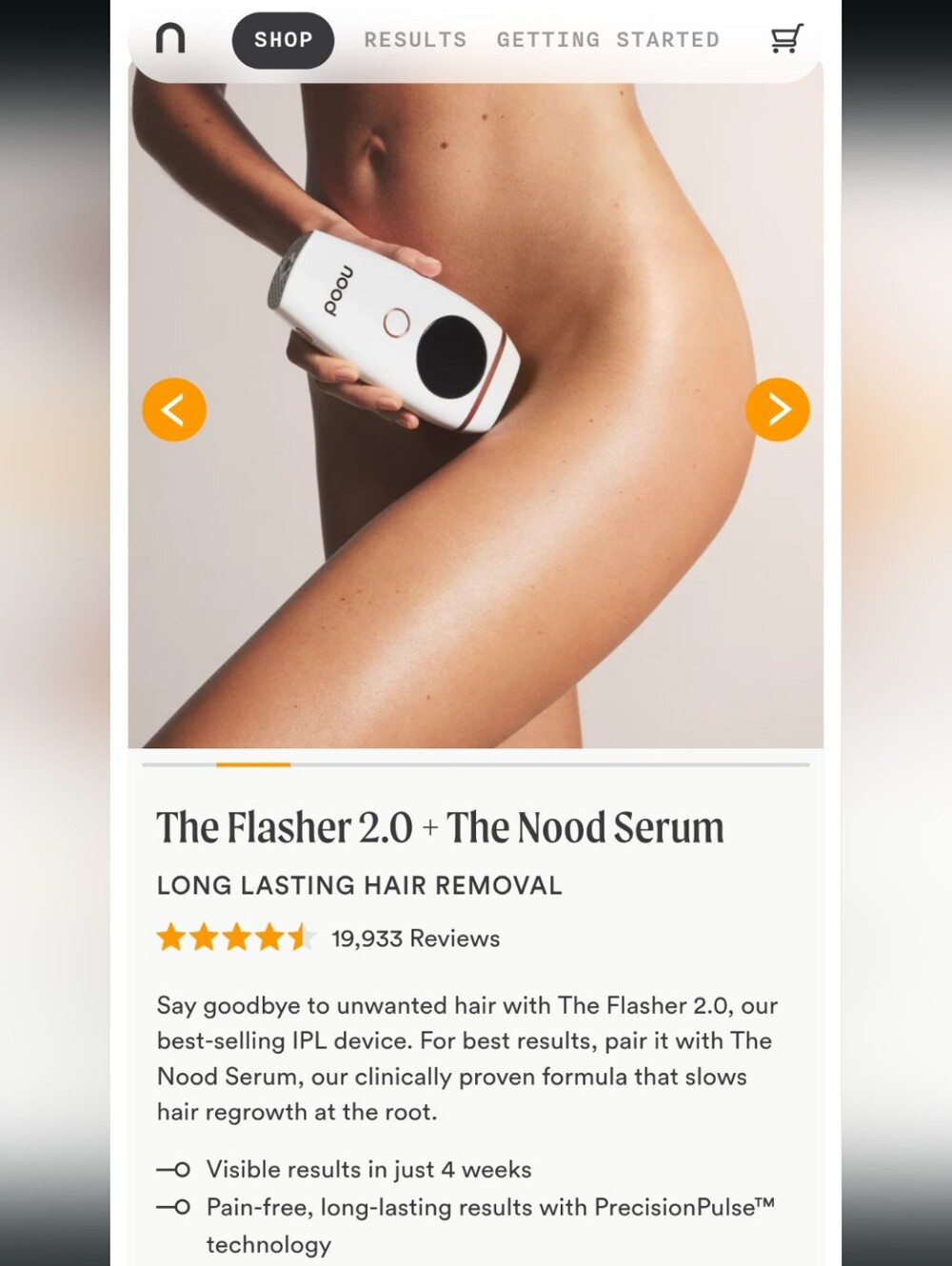 Nood The Flasher 2.0 Hair Removal IPL Device - Picture 7 of 8